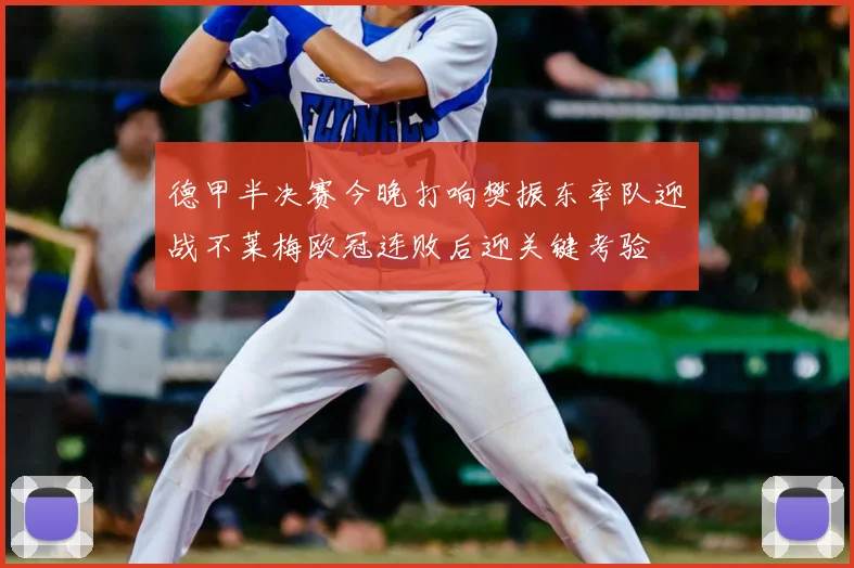 德甲半决赛今晚打响樊振东率队迎战不莱梅欧冠连败后迎关键考验