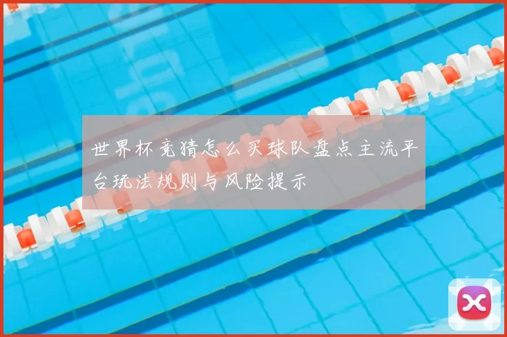 世界杯竞猜怎么买球队盘点主流平台玩法规则与风险提示