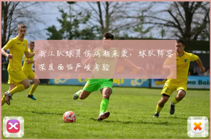 浙江队球员伤病潮来袭，球队阵容深度面临严峻考验